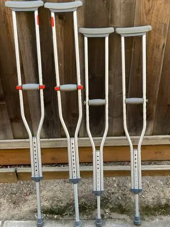 Guardian, crutches, large, and small