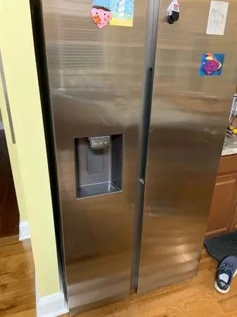 Samsung side by side stainless refrigerator