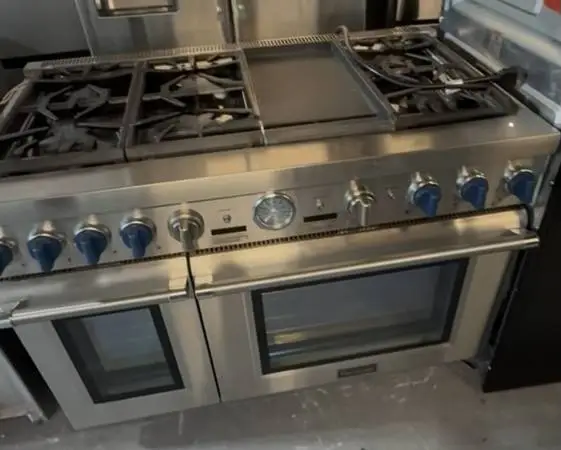 Thermador Stainless Steel 48” Inch Wide Dual Fuel Range