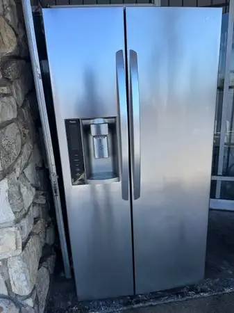 stainless steel refrigerator and freezer