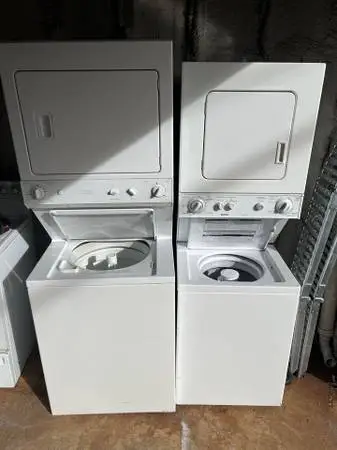 ⚡⏰ Stackable Washer and Dryer Set • Spotless, Tested & Ready! 🚚 Free