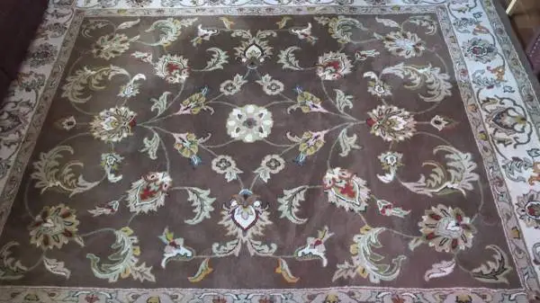 Large Area Rug 100% Virgin Wool Hand Tufted 8x10ft