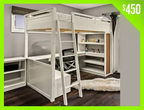 Pottery Barn Teen-Sleep & Study Loft Bed - Great Condition!