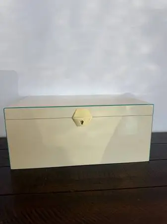 Jonathan Adler Lacquer Jewelry Box W/ Key- 13X9X5.5