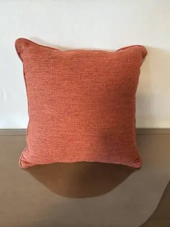 Rust Textured Pillow- 18X18