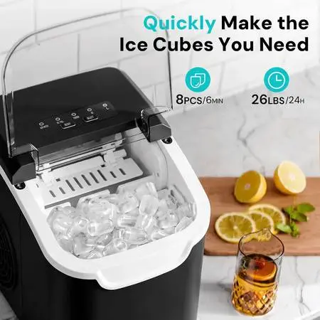 Kismile HZB-12 Portable Compact Quick Bullet Ice Maker Making Machine