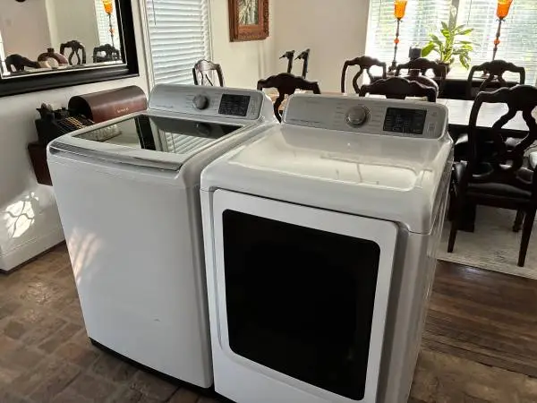 Samsung washer and electric dryer