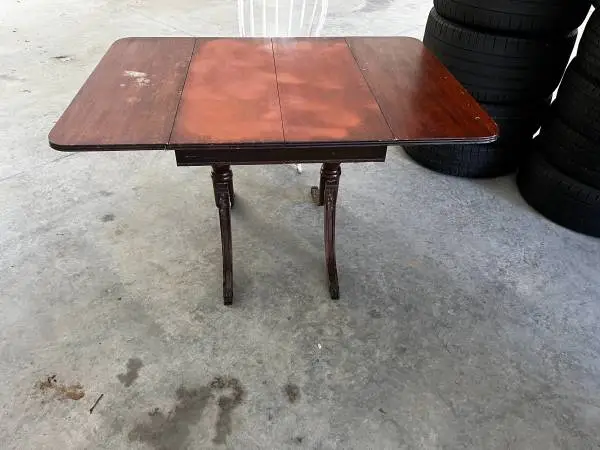 Antique Drop Leaf Table - Solid Wood Quality!