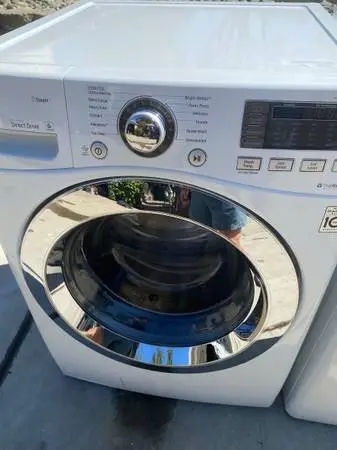 LG front loading washer delivered and installed