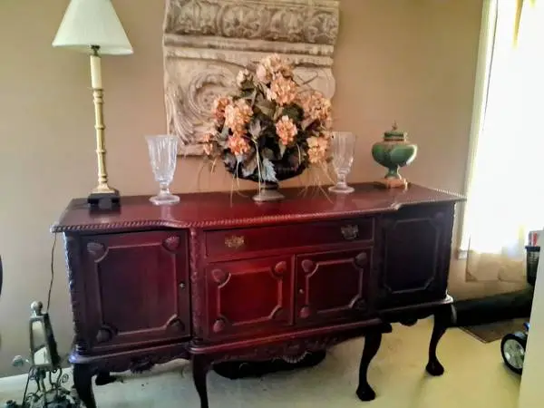 Antique Buffett table