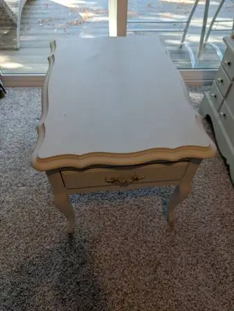 Pair of French Provincial Nightstands – $40 for both