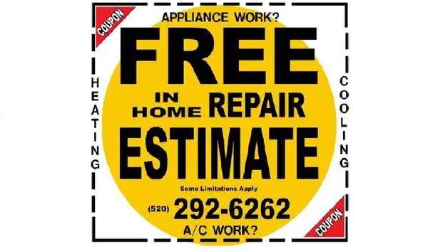 ~~~~> Free Appliance Repair Estimate