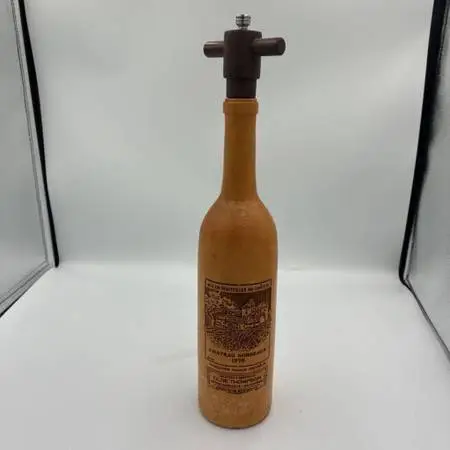 Olde Thompson Wooden Wine Bottle Pepper Mill - 3X15H - AS IS