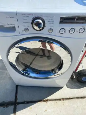 LG gas dryer delivered