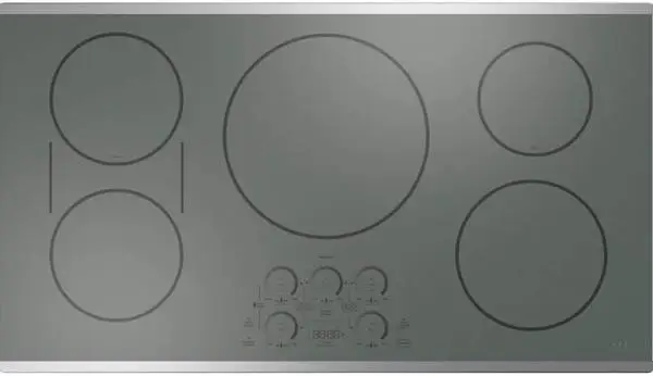 GE Café Series 36 BuiltIn Touch Control Induction Cooktop CHP90362TSS