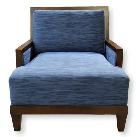 HBF Barbara Barry Blue Lounge Chair - Blue