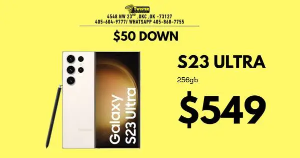Samsung Galaxy S23 Ultra 256GB - Unlocked - $549