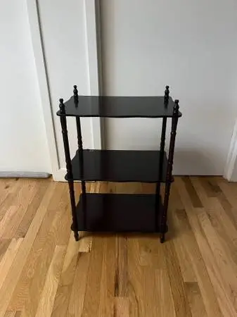 Cherry 3-Tiered Shelf/Bookcase