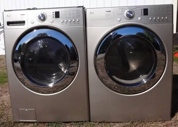 lg direct drive front load washer dryer set king capacity
