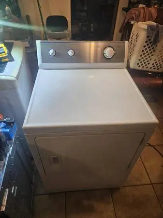 27 Admiral legacy analog electric dryer, 7cf, new motor pulley, full