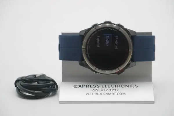 Garmin Quatix 8 51mm Marine GPS Titanium Smartwatch with AMOLED Lens