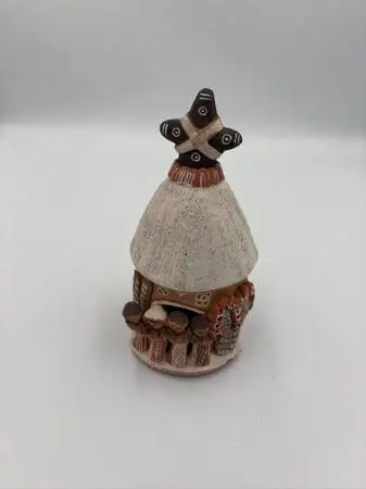 Peruvian Ceramic Church Scene - 4X7