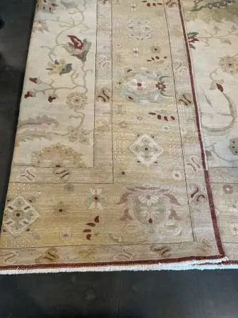 Fine Wool Woven Egyptian Rug - 24.5X14