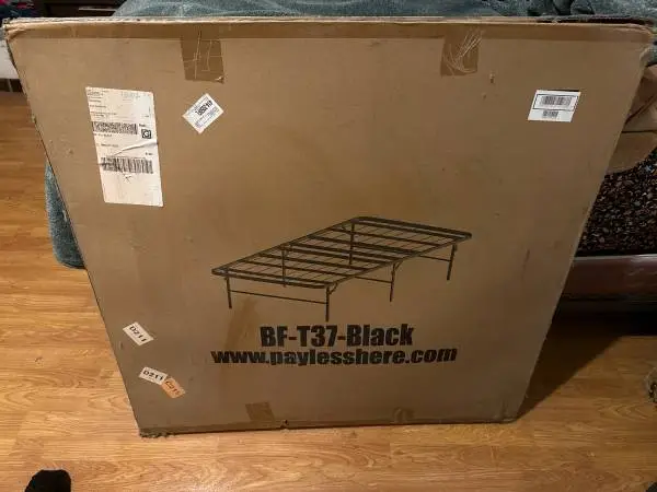 BF-T37 Black Bed Frame