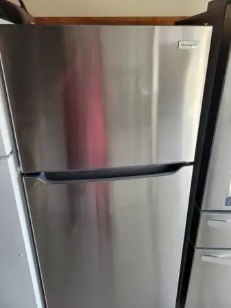Frigidaire 18 Cubic Ft.  Stainless Steel Top Freezer Refrigerator