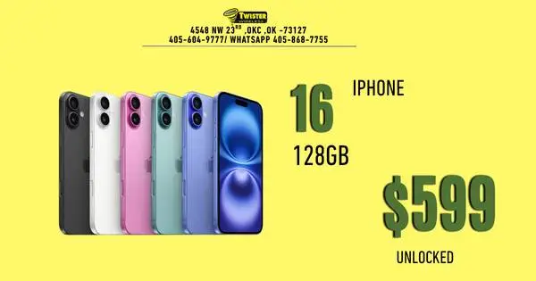 Think Pink! iPhone 16 128GB Only $599 - Guaranteed IMEI