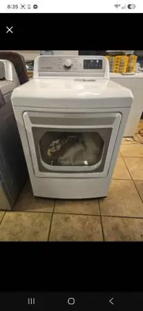 27 LG smart dryer, electric, 2 way door, white, runs great