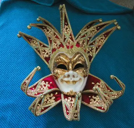Genuine Venetian Mask, Wall Art (that can also be worn)