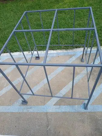 Air conditioner security cage
