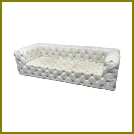Timothy Oulton Tribeca Tufted Leather Sofa