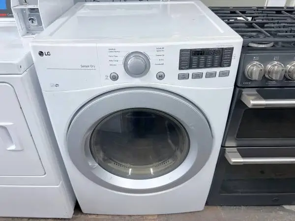 LG  DLE3170W 27 Inch Electric Dryer Wrinkle Care, Sensor Dry, NFC Tag