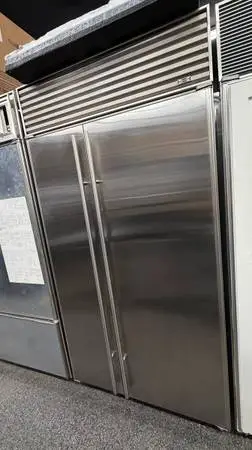 STAINLESS STEEL 42 INCH REFRIGERATOR USED