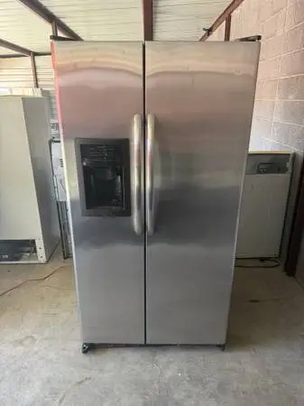 GE Stainless Steel Refrigerator And Freezer