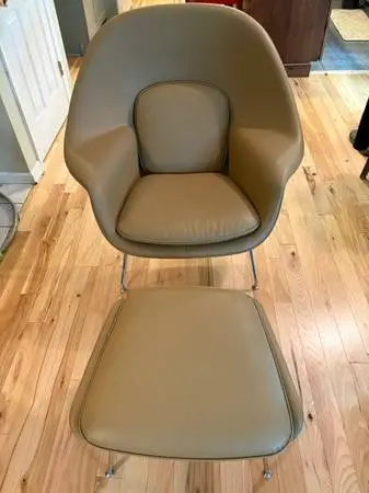 Knoll womb chair and ottoman