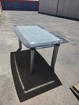Glass Desk