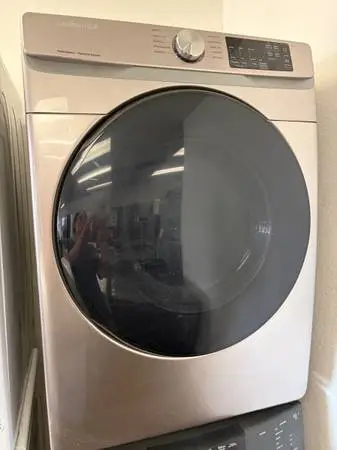 Champange Front Load Steam Samsung Dryer