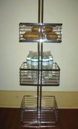 3-Tier Chrome Organizer Baskets for Pantry or small spaces