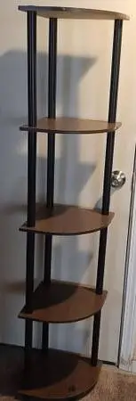Corner Bookshelf