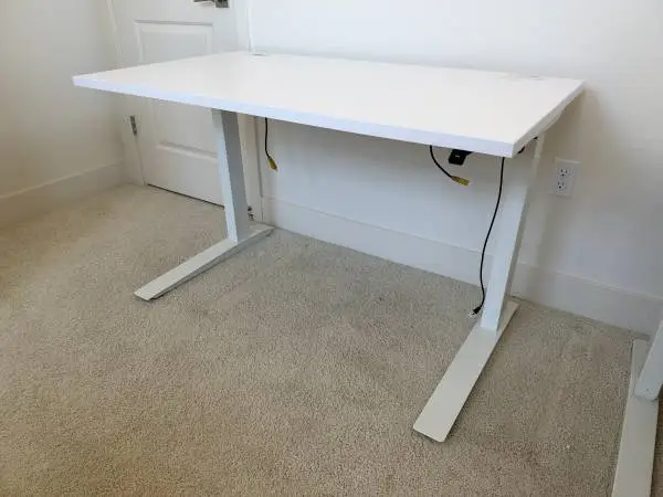 Fully Jarvis Desk 27x48 (Motor Not Working) + Monitor Arm