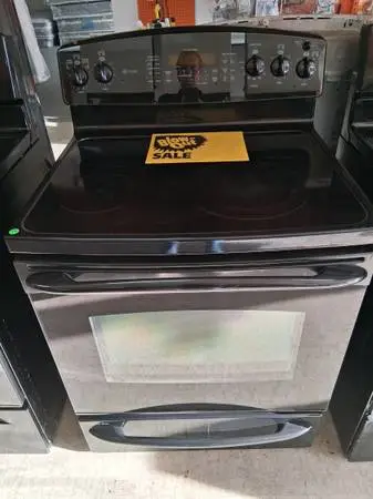 GE Profile Double Oven and Glass Top Range