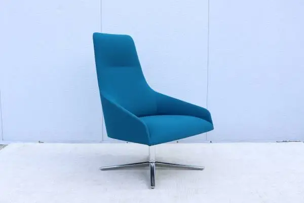 Modern Lievore Altherr Molina for Andreu World Alya Swivel Loung Chair