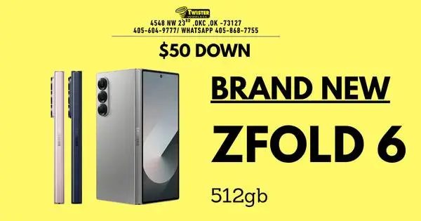 BRAND NEW Galaxy Z Fold 6 512GB - Unlocked - $50 Down
