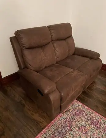 Vanity Art 2-Seater Reclining Loveseat, Microfiber – Great Condition