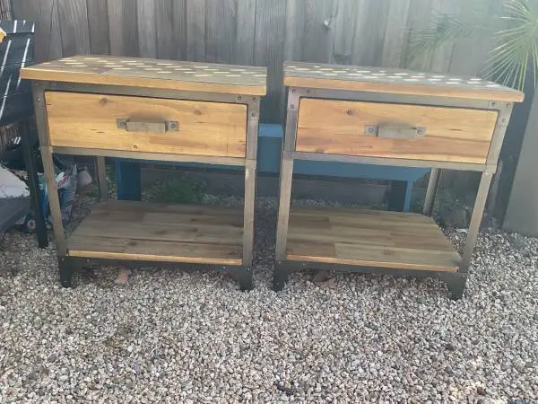 Two World Market Night Stands