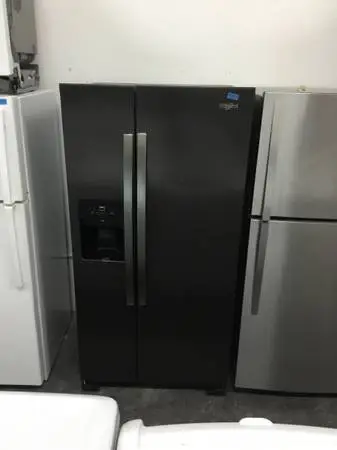 Whirlpool SxS Black stainless 33inch