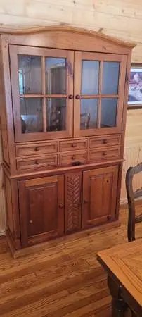 Rustic Wooden Hutch